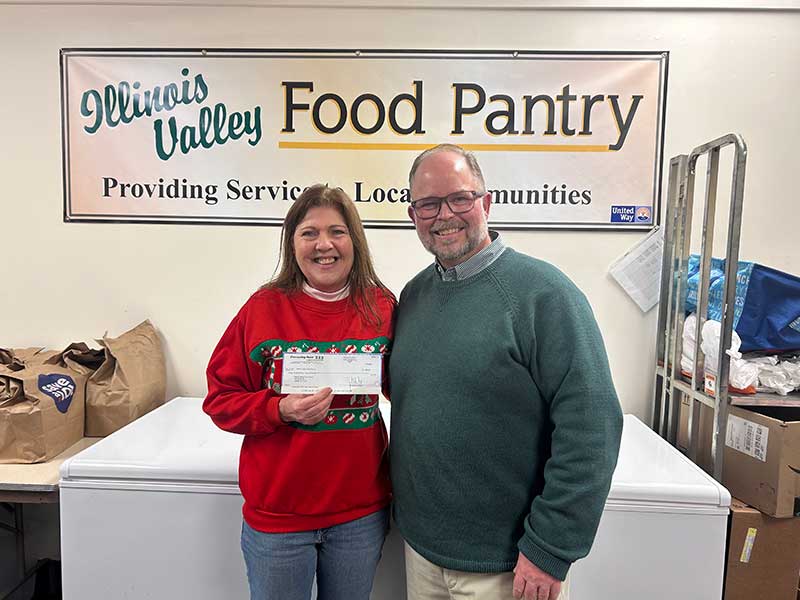 November2024 jean day donation for the Illinois Valley Food Pantry