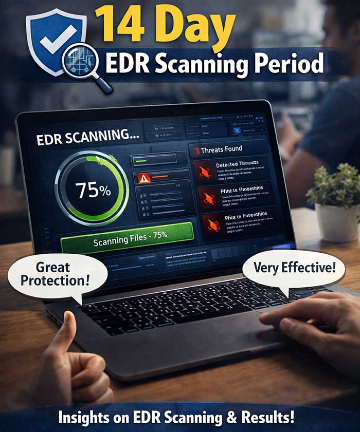 14 day edr scanning period
