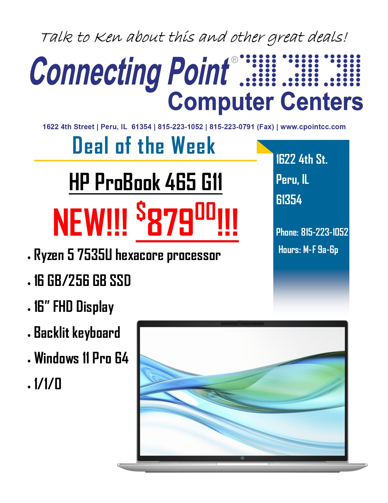 POTW 1-13-25 HP ProBook 465 G11 Sale Price Drop!