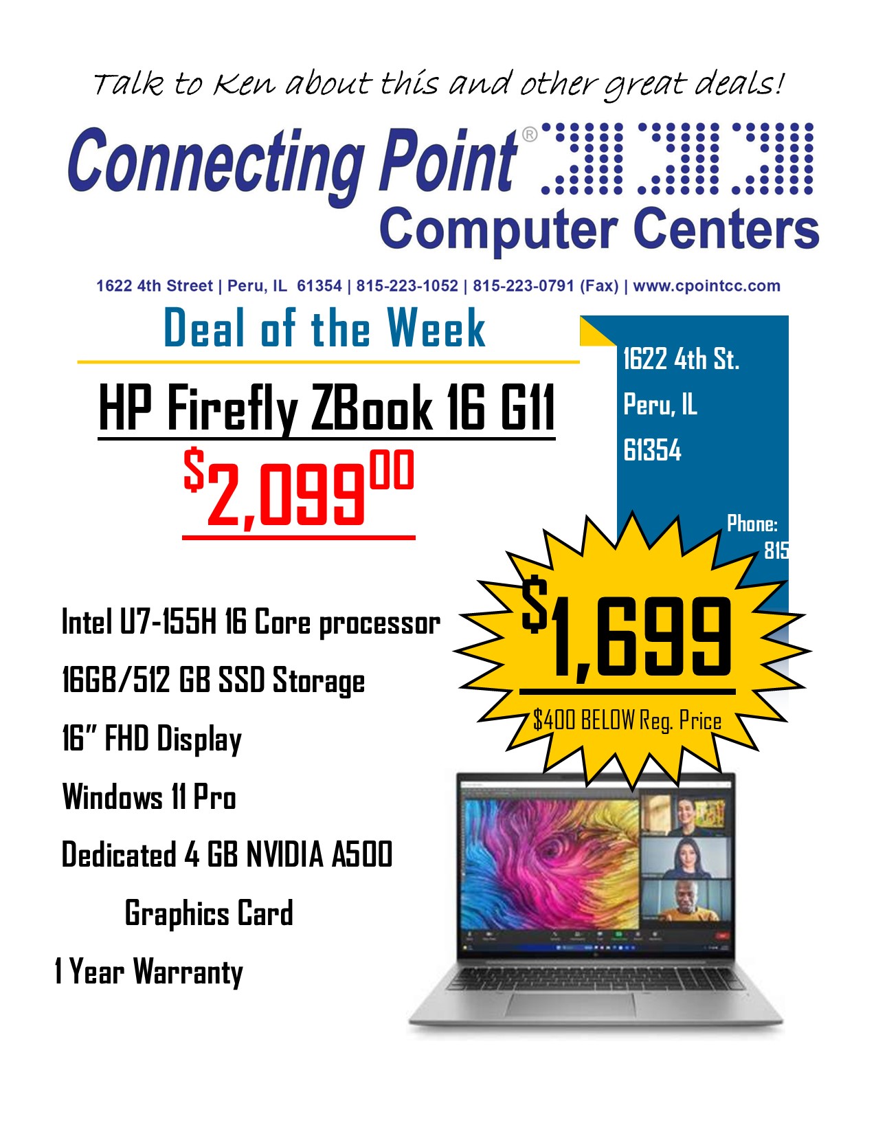 POTW 2-3-25 HP Firefly ZBook 16 G11 $400 Off!