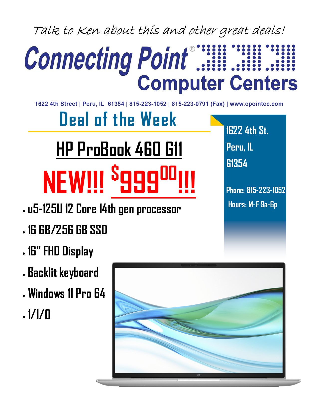 POTW 11-4-24 HP ProBook G460 G11 on Sale!