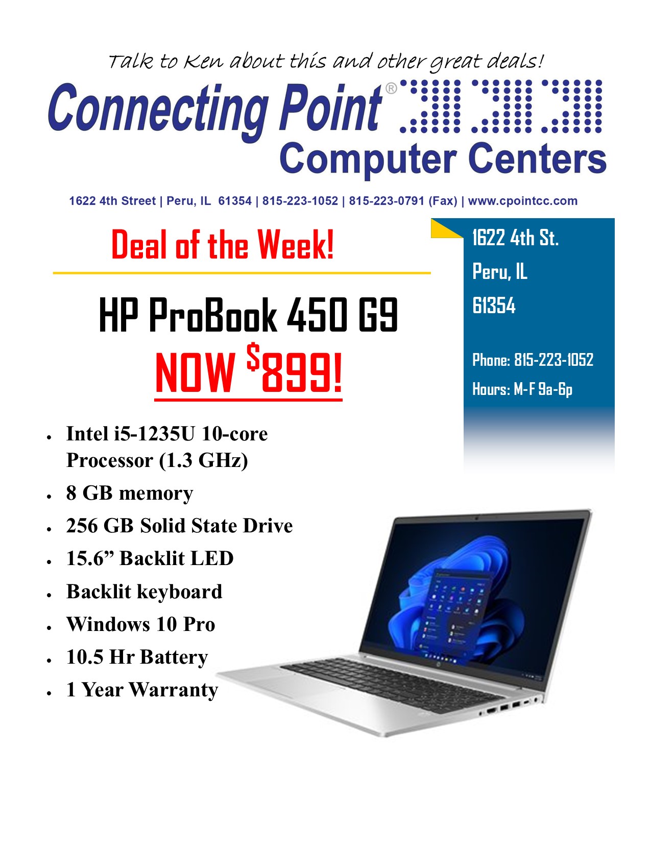 POTW 5-22-23 HP ProBook 450 G9
