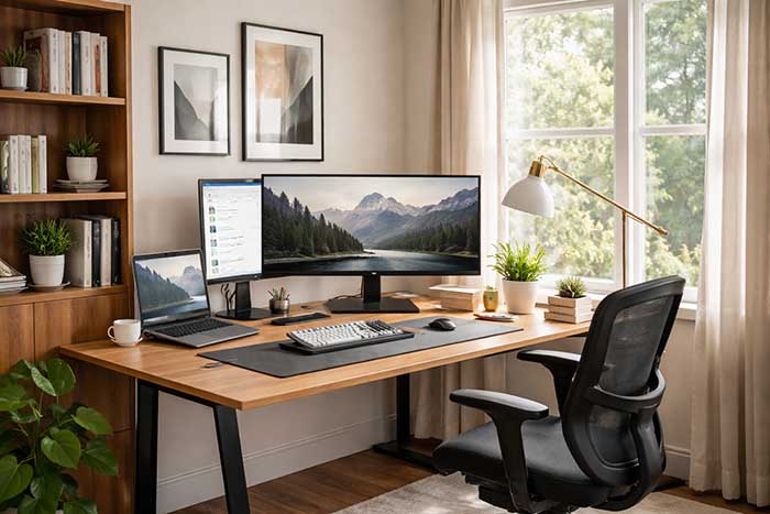 home office setup