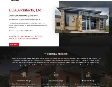 Website Redesign Project BCA Architect's, Ltd.