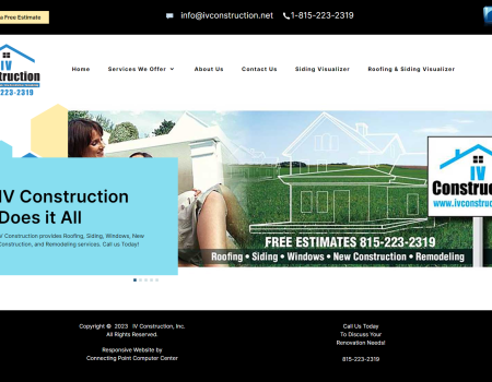 IV Construction Website Design Peru, IL