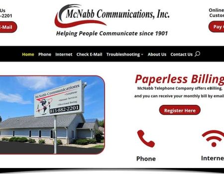 McNabb Communications, Inc. Website Design & Maintenance