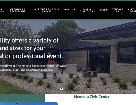 Mendota Civic Center Website Design & Maintenance