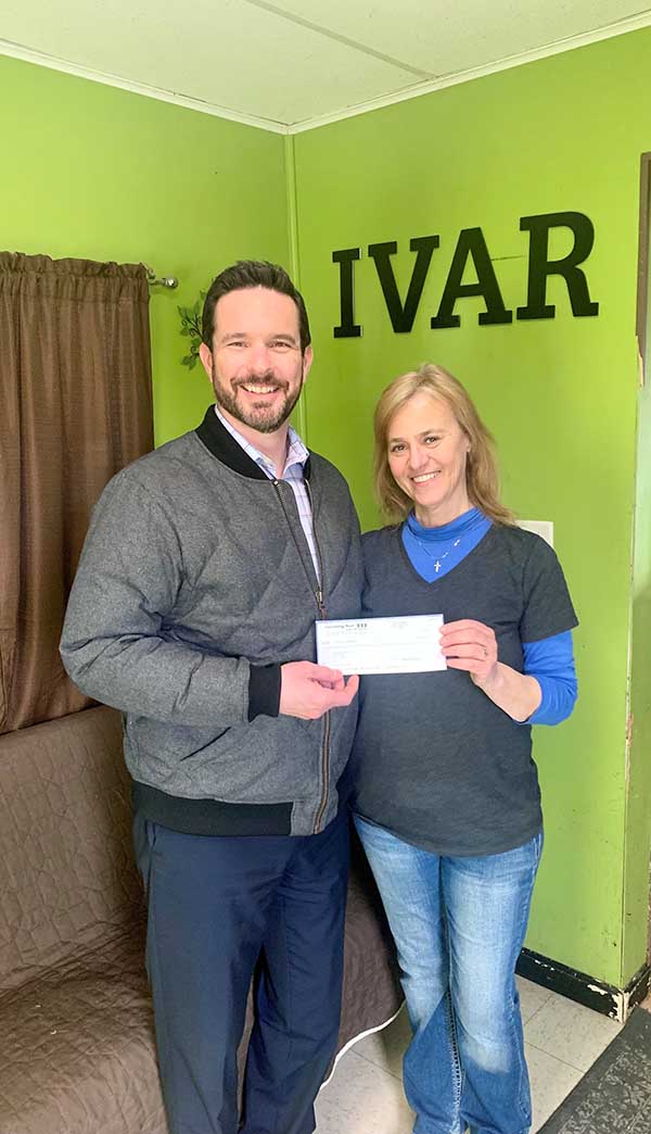 IVAR is our February 2023 Jean Day Donation Recipient
