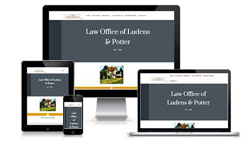 Law firm website redesign services by Connecting Point.