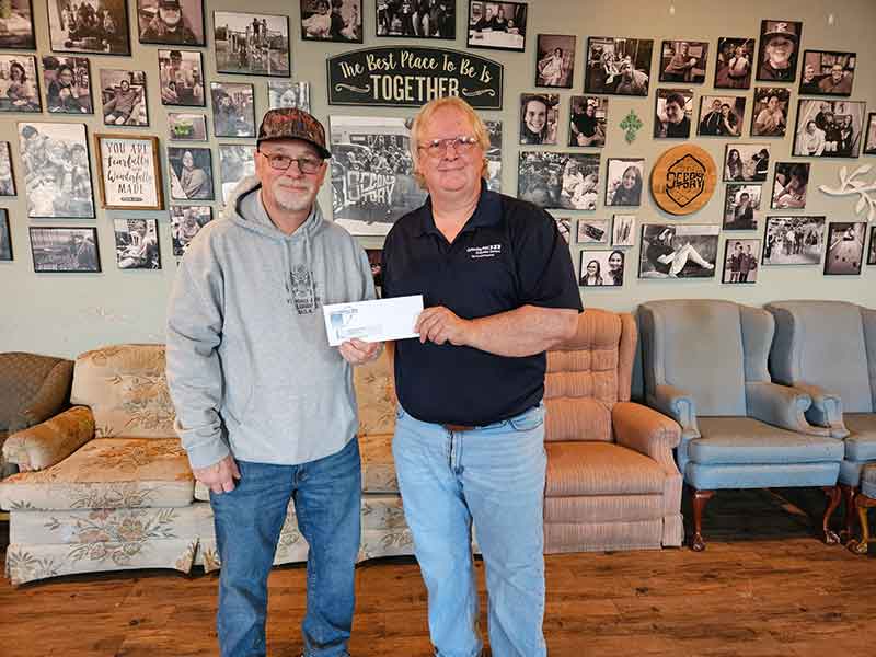 march 2024 jean day donation to second story teen center