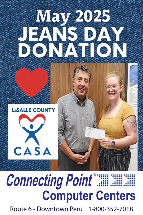 may 2025 jean day donation lasalle county casa