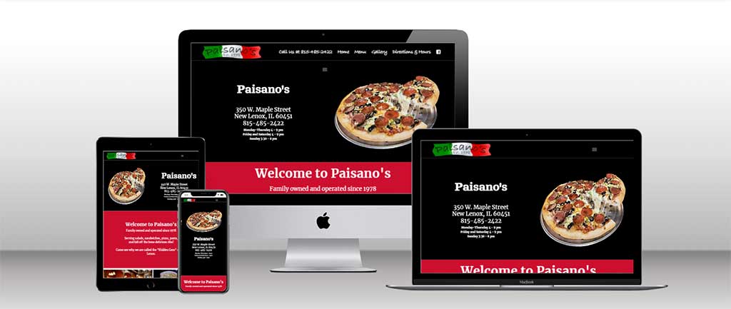 paisanos new lenox 2023 website redesign and joomla 4 migration