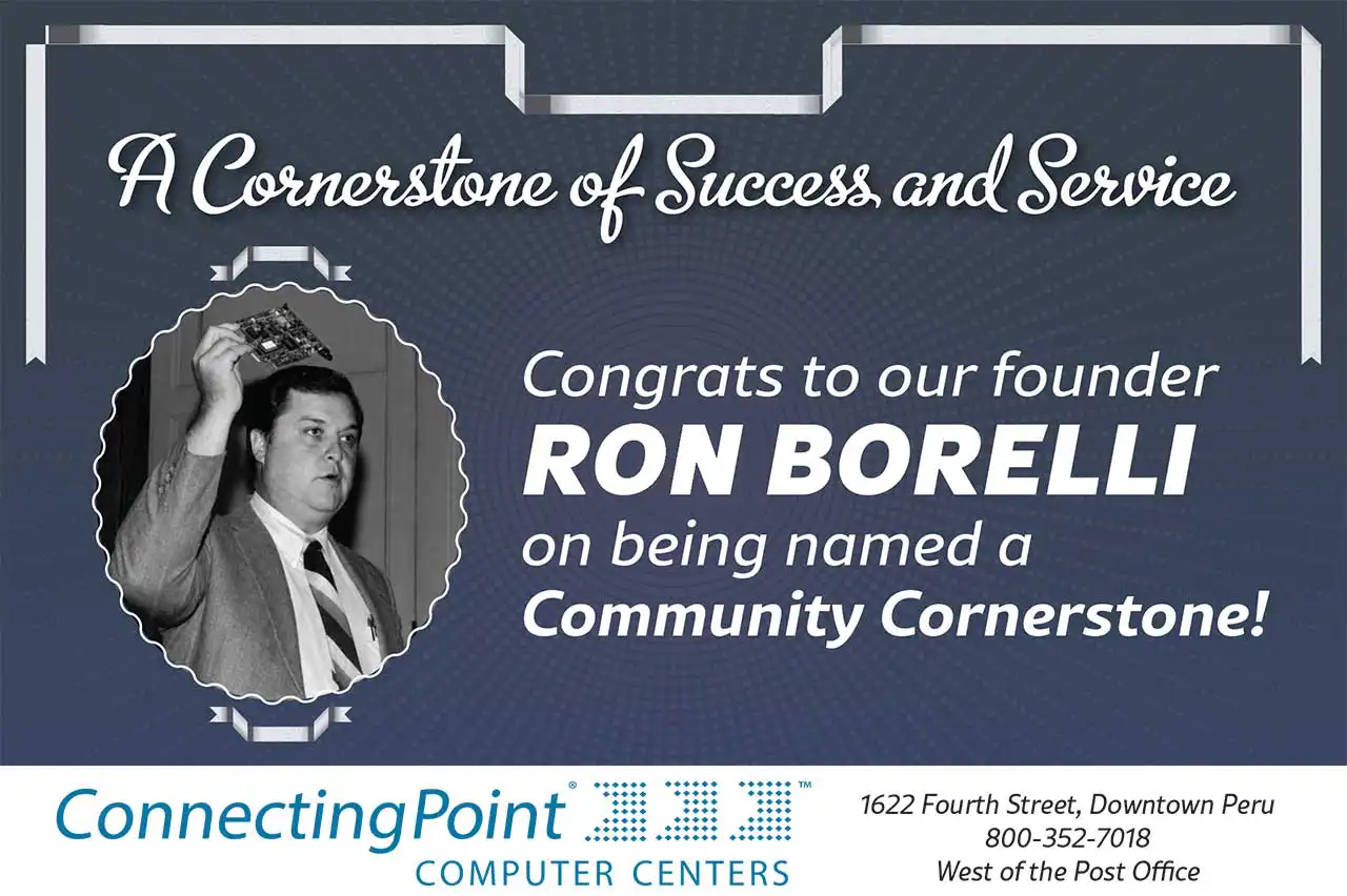 Celebrating the Cornerstone Award Ron Borelli.