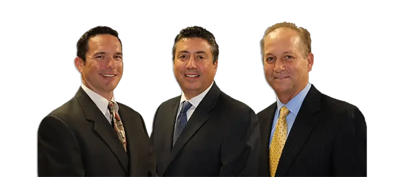 Dedicated corporate oonsultants Jon Riva, Nathan Blavelt, and Vice President Tom Hancock