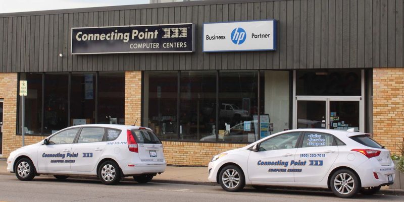 Connecting Point Computer Center has partnered with a recycling company which allows us to accept IT equipment from you to recycle FREE OF CHARGE!