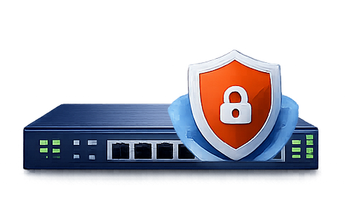 Managed firewall device shield