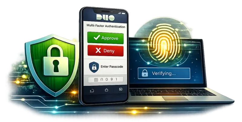 MFA/2FA Cisco Duo Mukto-factor Authentication hero image