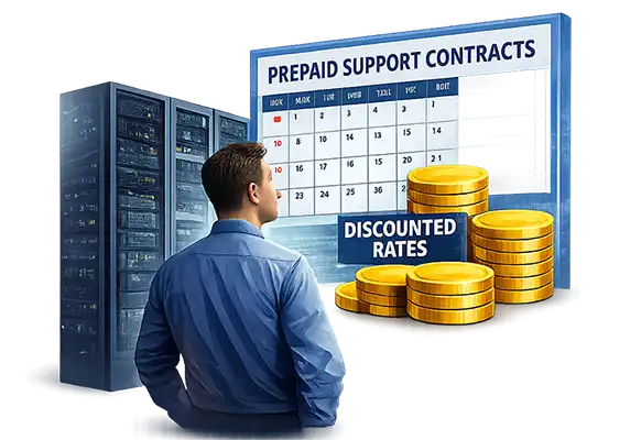 Prepaid support contracts hero image
