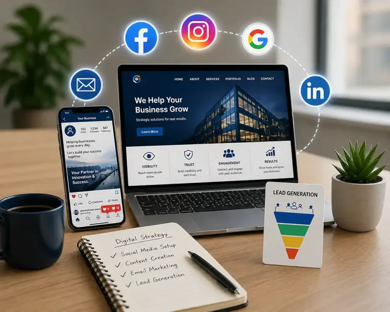 Social media & digital marketing services