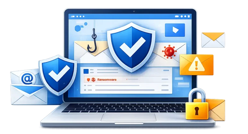 Spam Filtering & email security hero image
