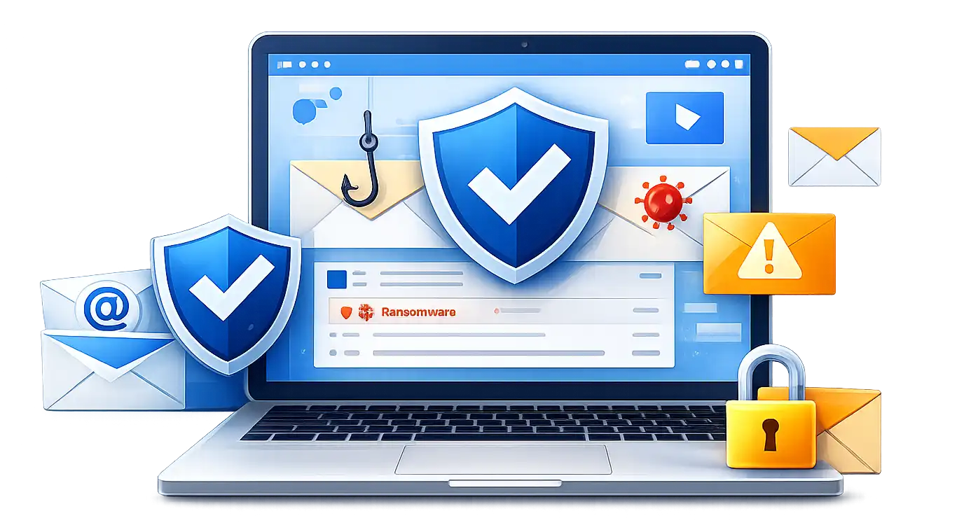 Spam Filtering & email security hero image