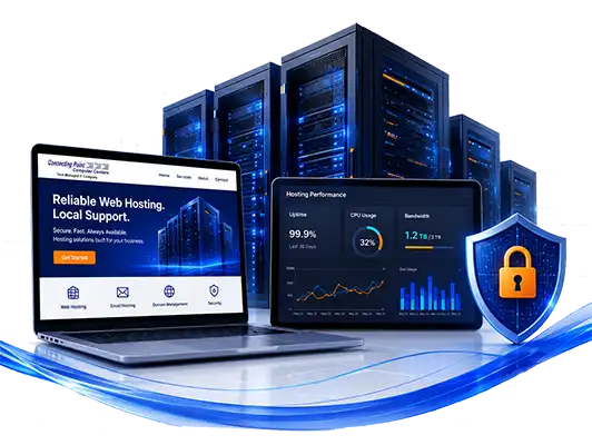 Web Hosting by IVNet, LLP via Connecting Point Computer Center